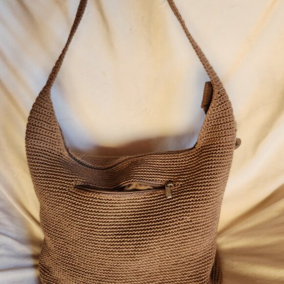 The SAK large brown woven lined HOBO bag BOHO - Picture 5 of 10